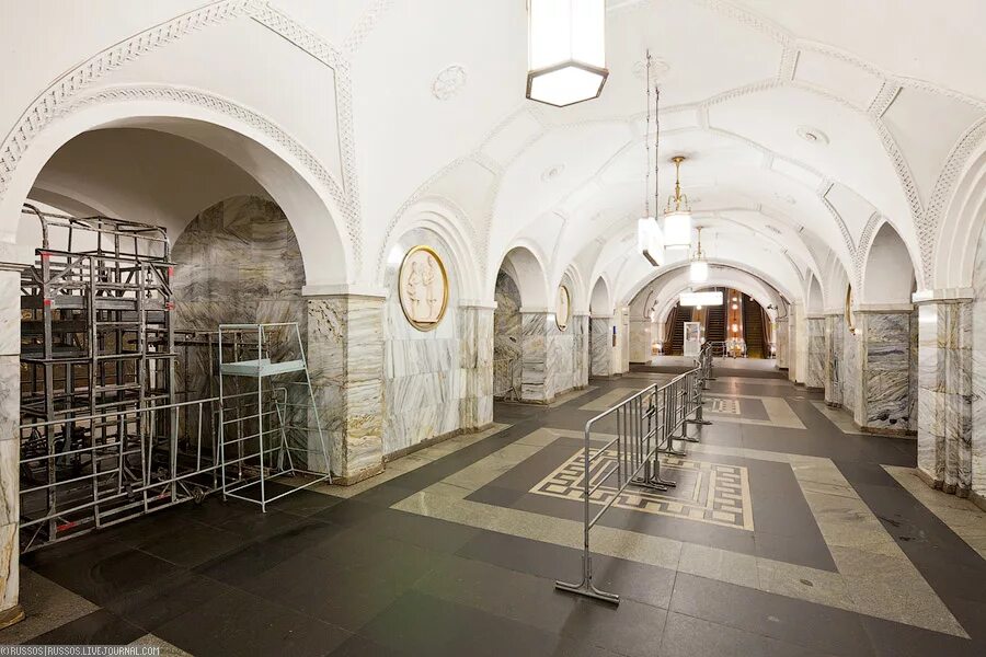Парк культуры метро кольцевая фото Станция "Парк Культуры" кольцевая Yablor.ru
