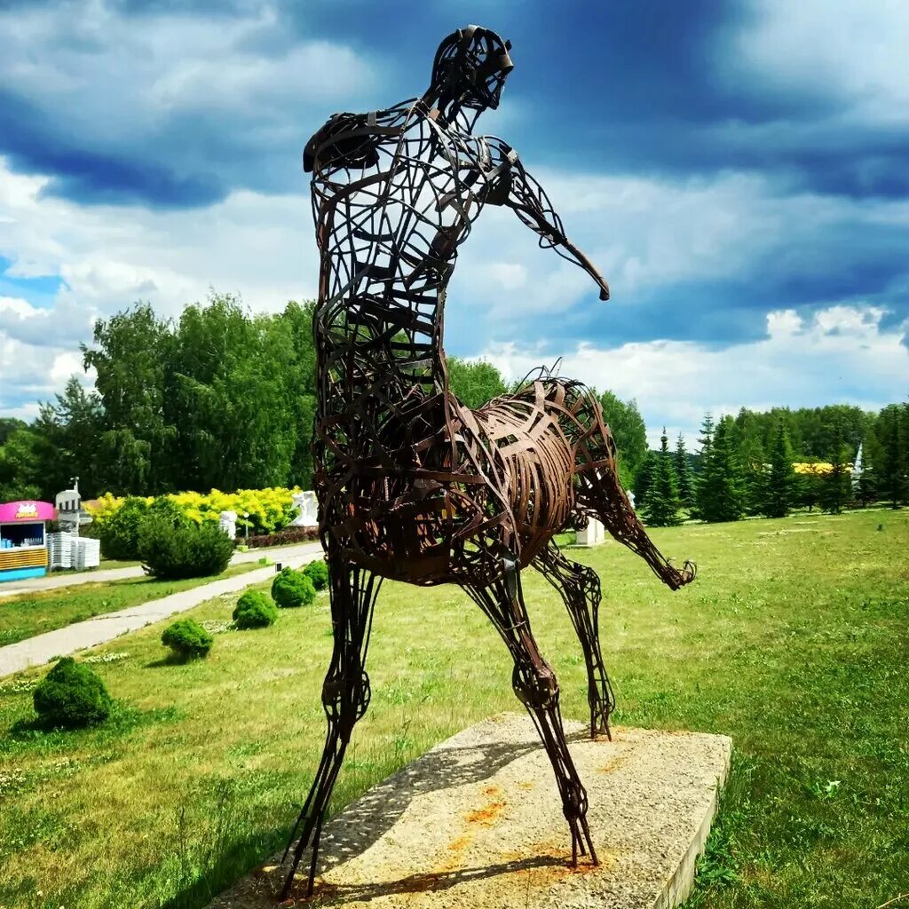 Парк легенда пенза фото Скульптурный парк Легенда, genre sculpture, Penza Region, Mokshanskiy rayon, Ram