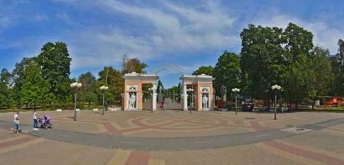 Парк ленина белгород фото Panorama: Ворота в Центральный парк, landmark, attraction, Russia, Belgorod, Zap