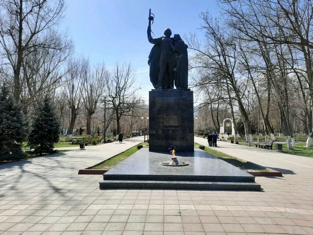 Парк ленинского комсомола махачкала фото Воин-освободитель, monument, memorial, Republic of Daghestan, Makhachkala, park 