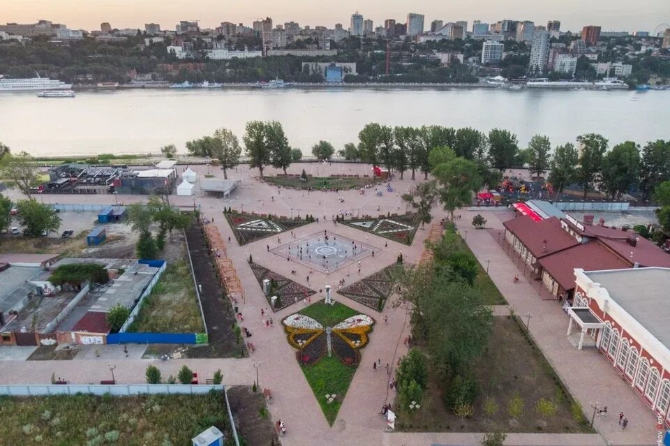 Парк левобережный ростов на дону фото В Ростовской области запланировали благоустроить 131 территорию - KP.RU