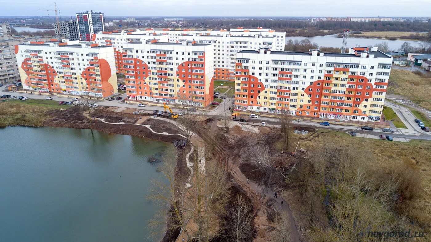 Парк луговой великий новгород фото Благоустройством новгородского парка "Луговой" в этом году вновь займётся "Строй
