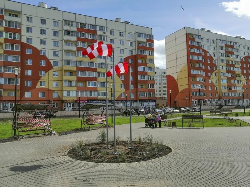 Парк луговой великий новгород фото Парк "Луговой" - единственный в Великом Новгороде, где есть теперь кинетические 