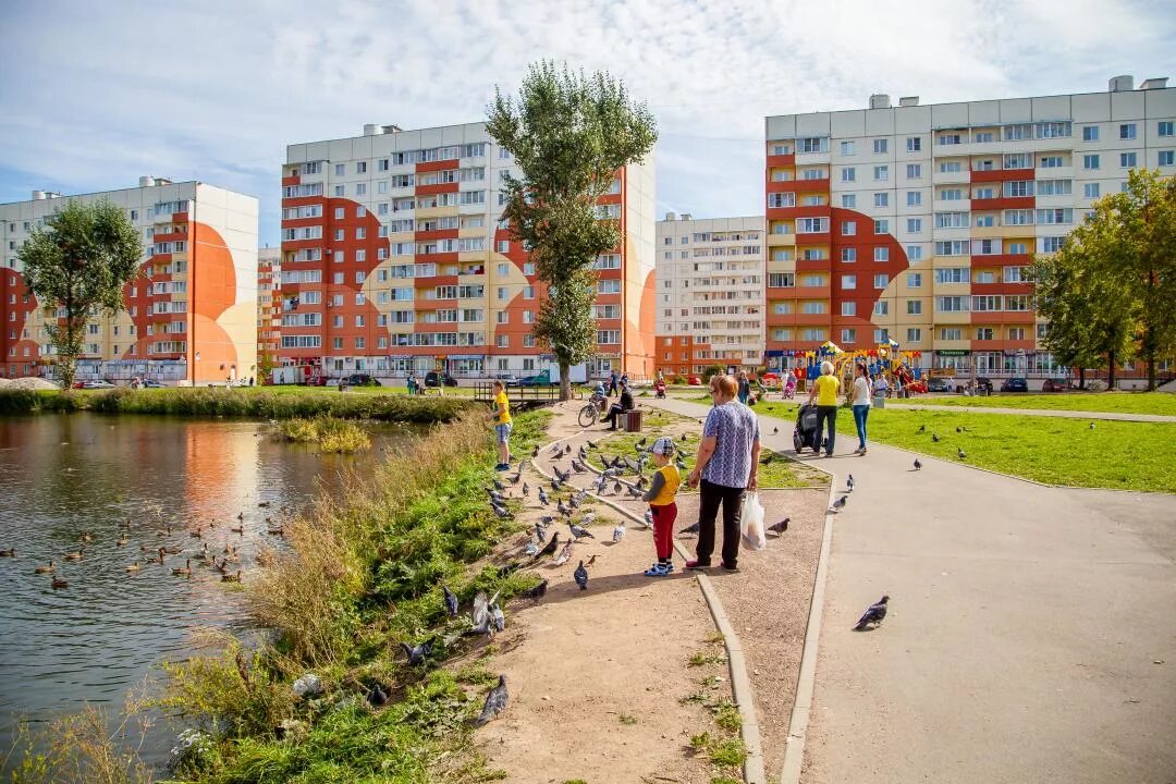 Парк луговой великий новгород фото Благоустройство общественных территорий продолжается