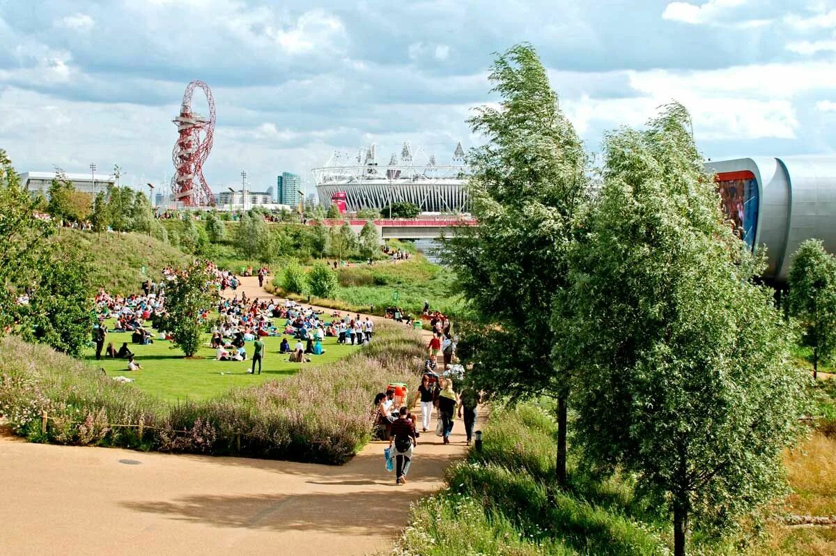 Парк на королева фото Queen-Elizabeth-Olympic-Park-11 " Landscape Architecture Works Landezine Landsca