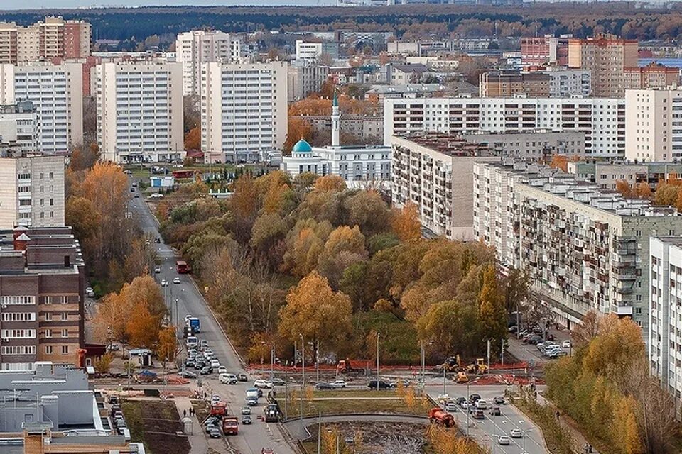 Парк на серова казань фото Мэру Казани представили концепцию строительства бульвара на улице Серова - KP.RU