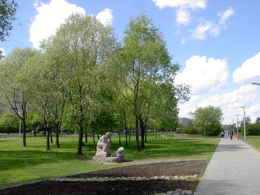 Парк на турку спб фото проекта Петербург и окрестности - Городские окраины: КУПЧИНО. ПЕШЕХОДНАЯ ЗОНА НА УЛ. ТУР