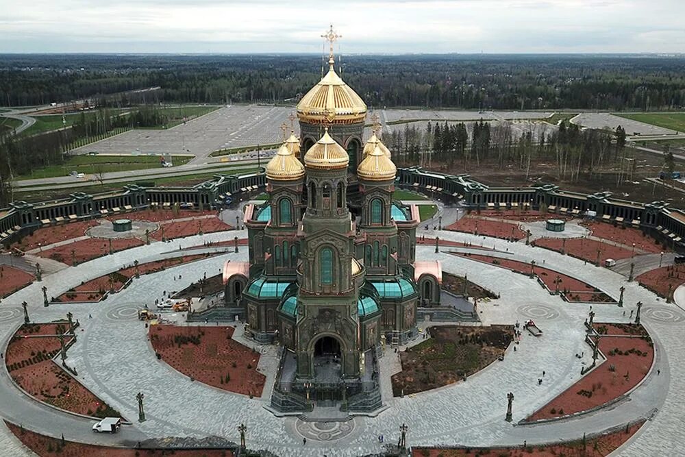 Парк патриот москва фото храм Минобороны завершило строительство Главного храма Вооруженных сил - Российская г
