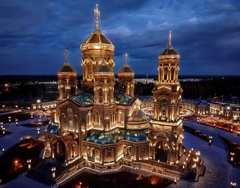 Парк патриот москва фото храм Panorama: Temple Complex, landmark, attraction, Moscow Region, Odintsovskiy City