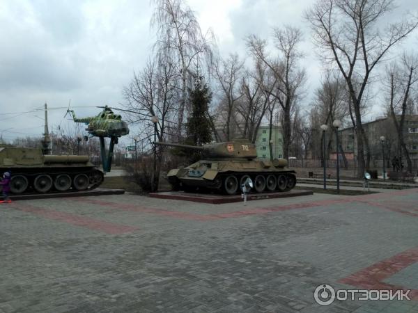 Парк патриотов воронеж ленинский проспект фото Отзыв о Парк патриотов (Россия, Воронеж) военная техника остро нуждается в косме