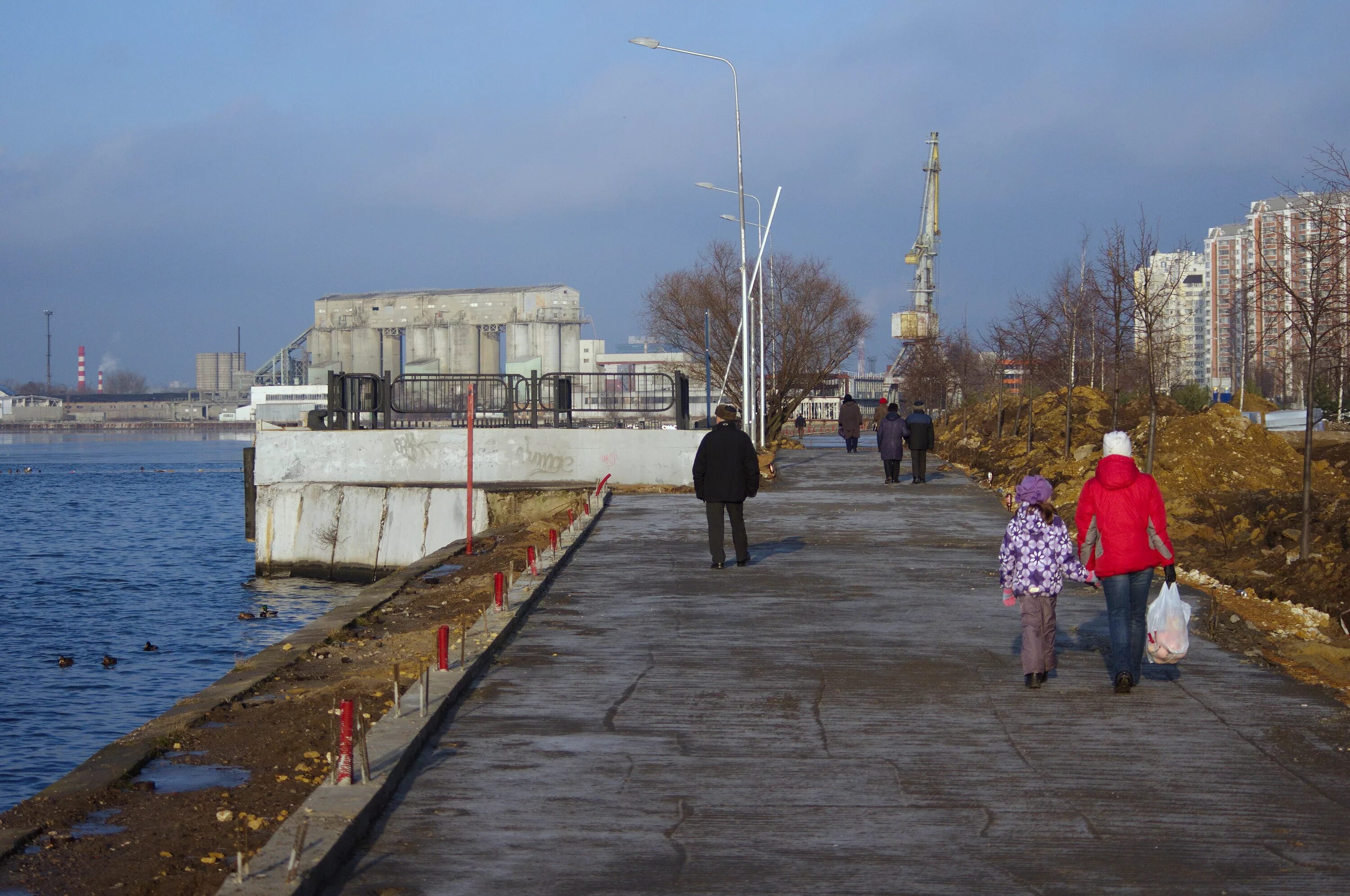 Парк печатники москва улица гурьянова фото Как строили парк в московском районе Печатники. Временные неудобства, затянувшие