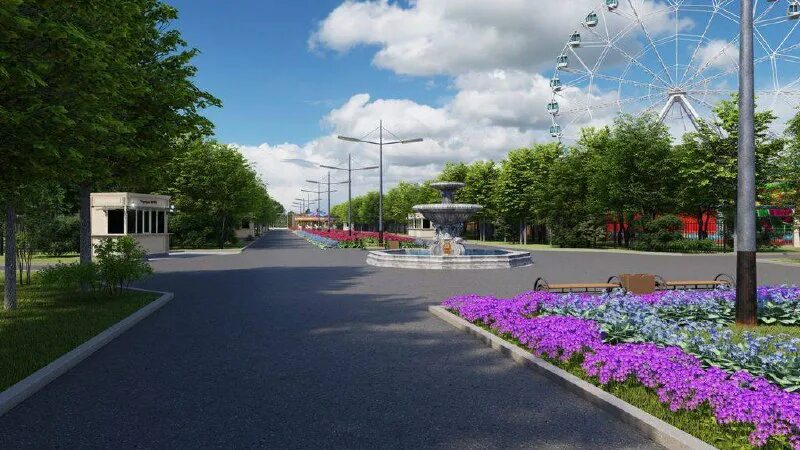 Парк перовского оренбург фото В парке имени 50-летия СССР в Оренбурге установят самое большое колесо обозрения