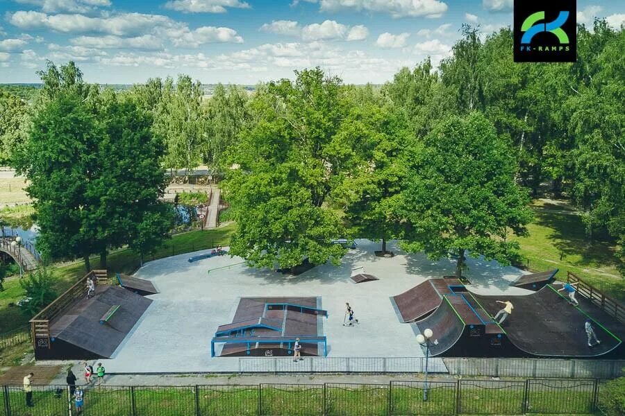 Парк победы красная пахра фото Скейт парк в Красной Пахре, Новая Москва - FK-ramps