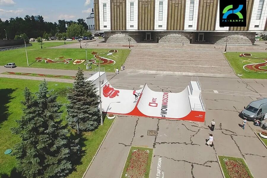 Парк победы московский просп 188 фото Рампа в Парке Победы в Москве (МТС) - FK-Ramps