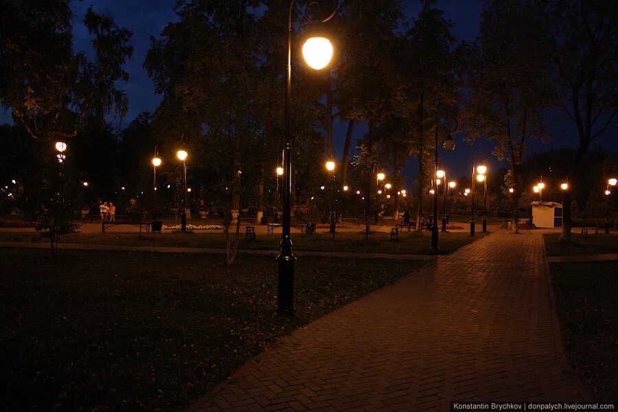 Парк победы ночью фото Вечер в Тюмени - Города и веси России - LiveJournal