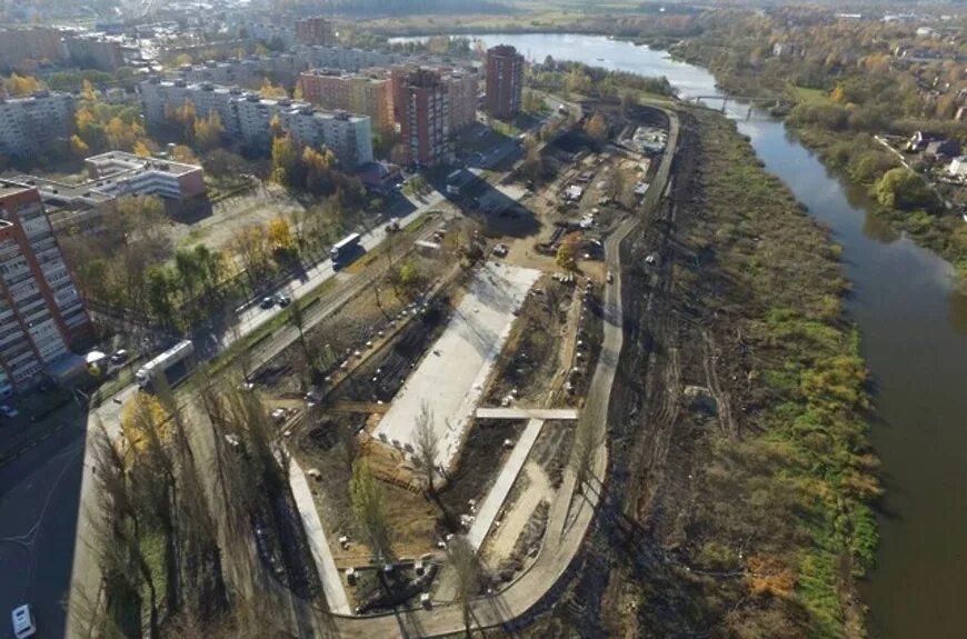 Парк победы орехово зуево фото В Орехово‑Зуеве идет масштабная реконструкция парка 30‑летия Победы / Новости / 