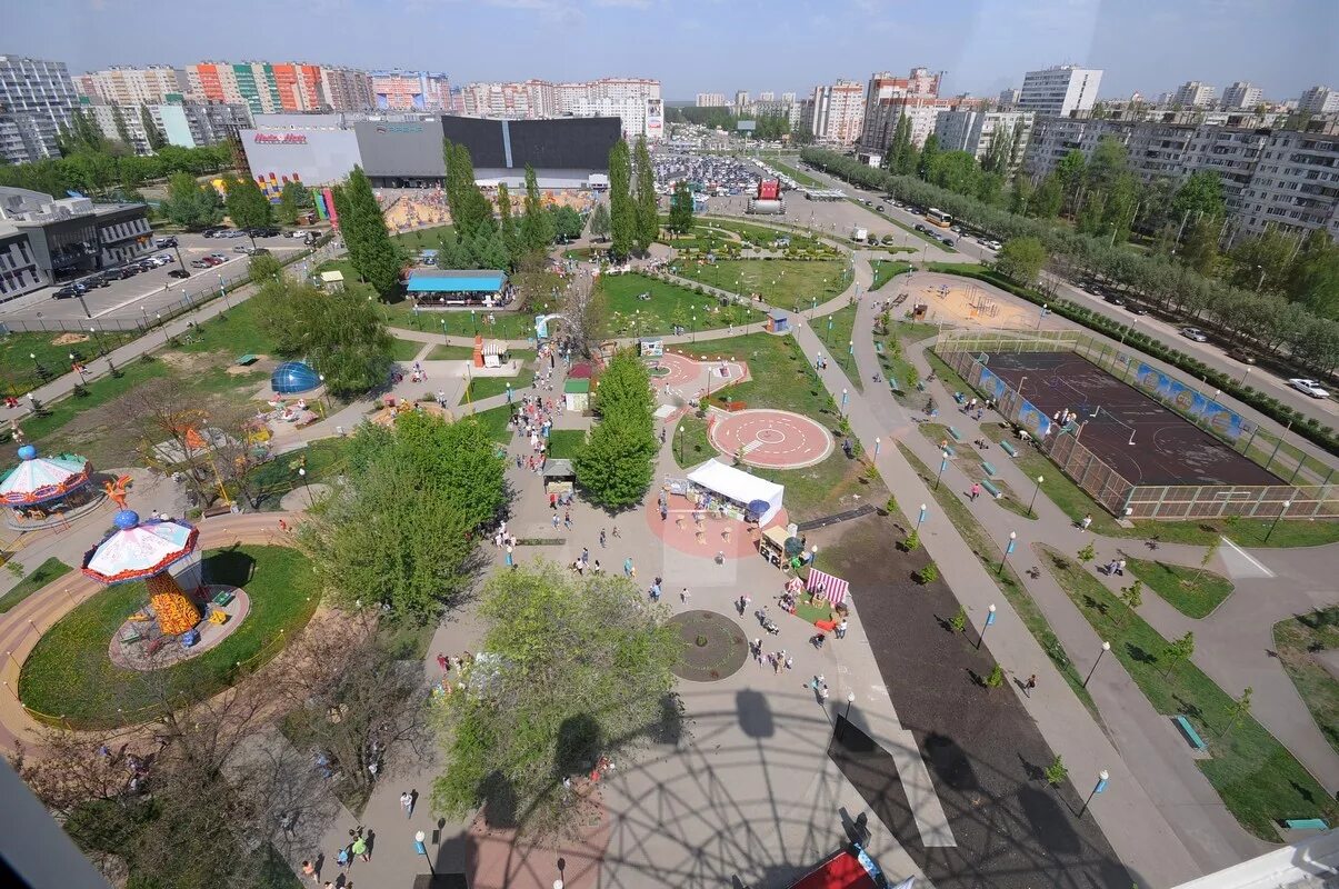 Парк победы воронеж парк победы фото Что можно рассмотреть с единственного в Воронеже колеса обозрения? (ВИДЕО)