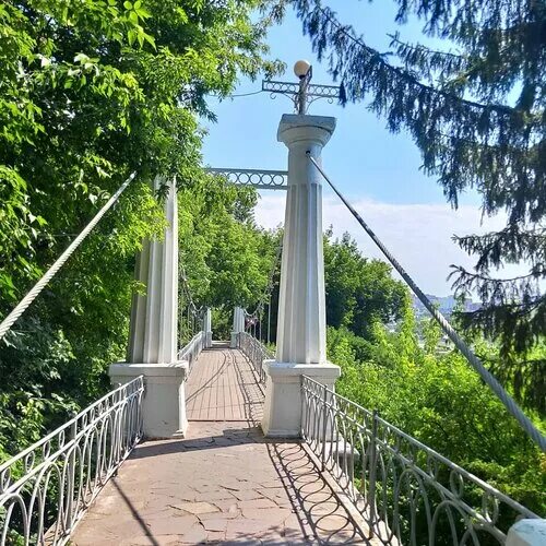 Парк салавата юлаева в уфе фото Фото: Висячий мост, достопримечательность, Республика Башкортостан, городской ок