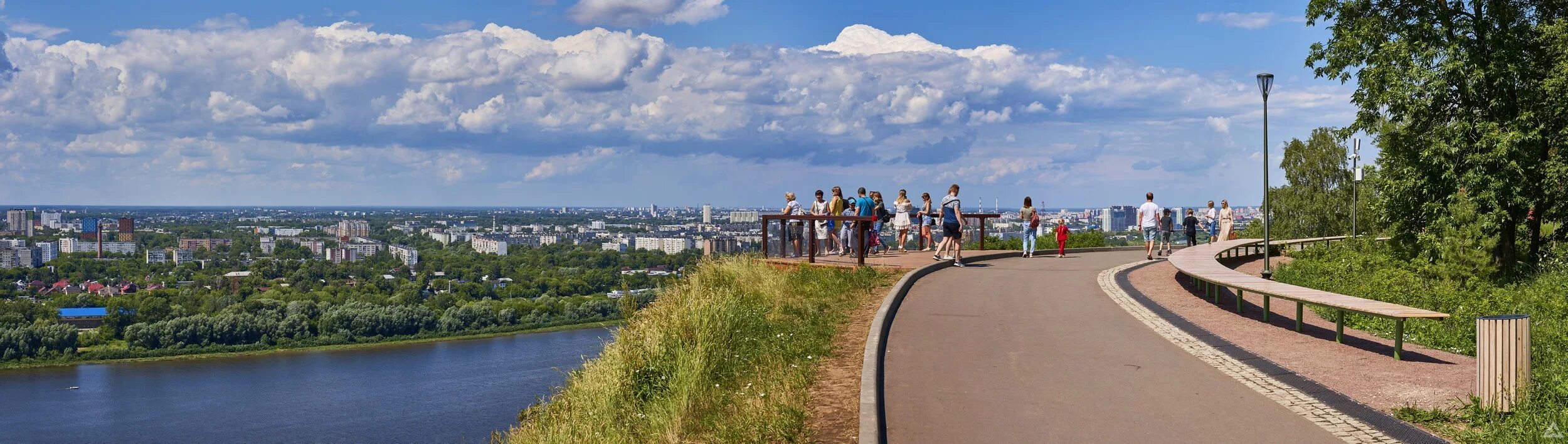 Парк швейцария нижний новгород фото Смотровая площадка, observation deck, Nizhniy Novgorod, Shveytsariya Park - Yand