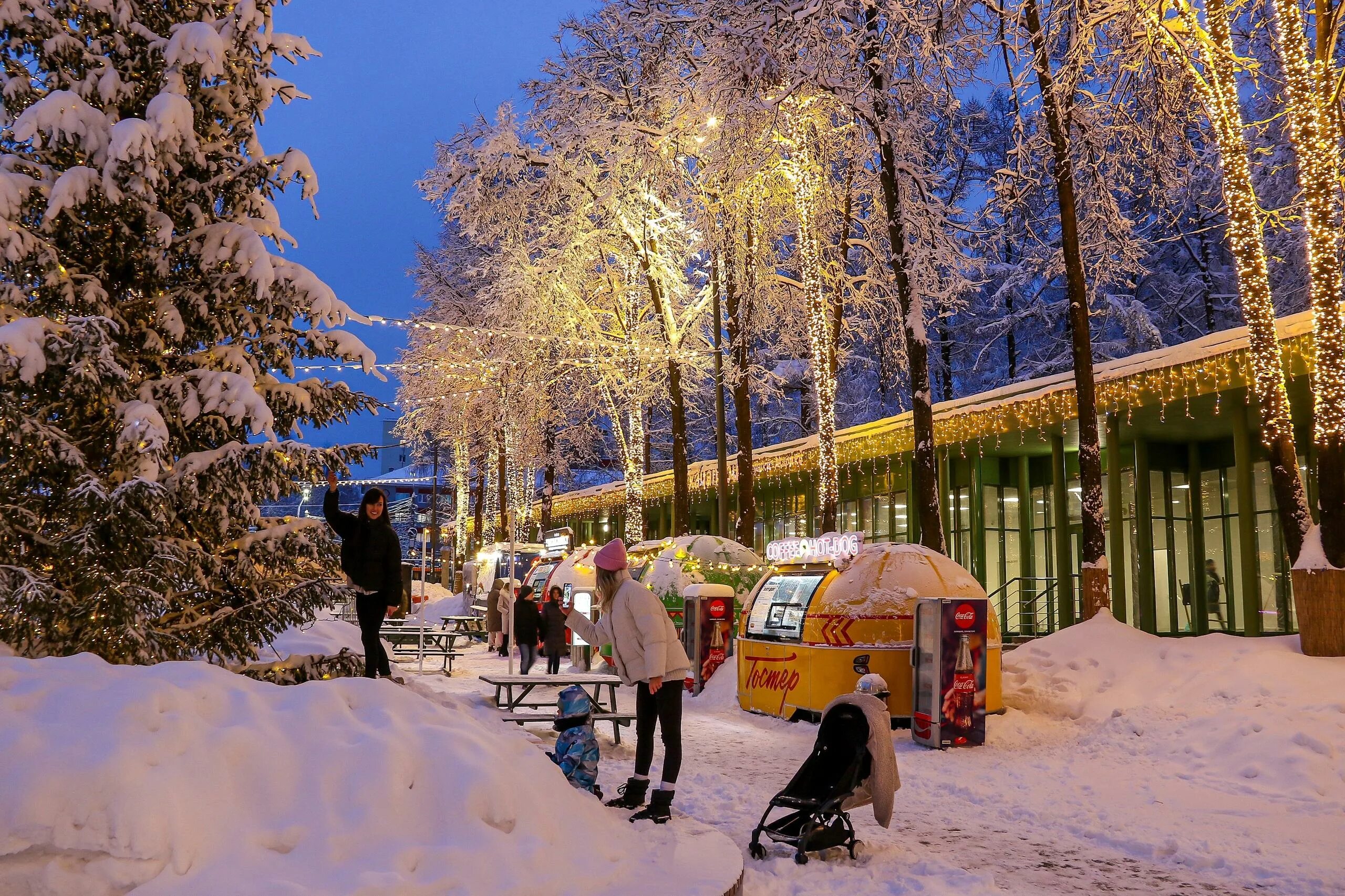 Парк швейцария нижний новгород фото зимой Парк "Швейцария" в Нижнем Новгороде полностью откроется 23 декабря 2021 год: нов