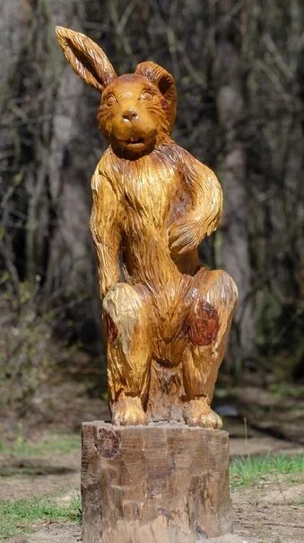 Парк сказка гусь хрустальный фото Wooden sculptures in the recreation park "Fairy tale" Which one do you like? Pho