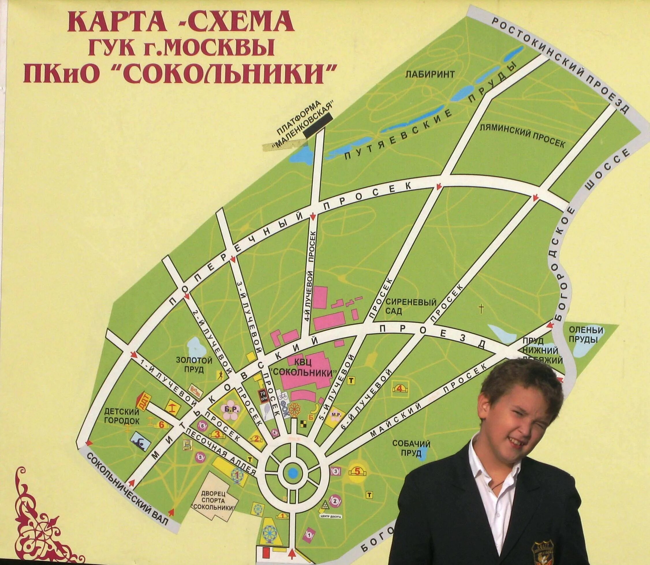 Парк сокольники схема расположения Как работать над класс-проектом