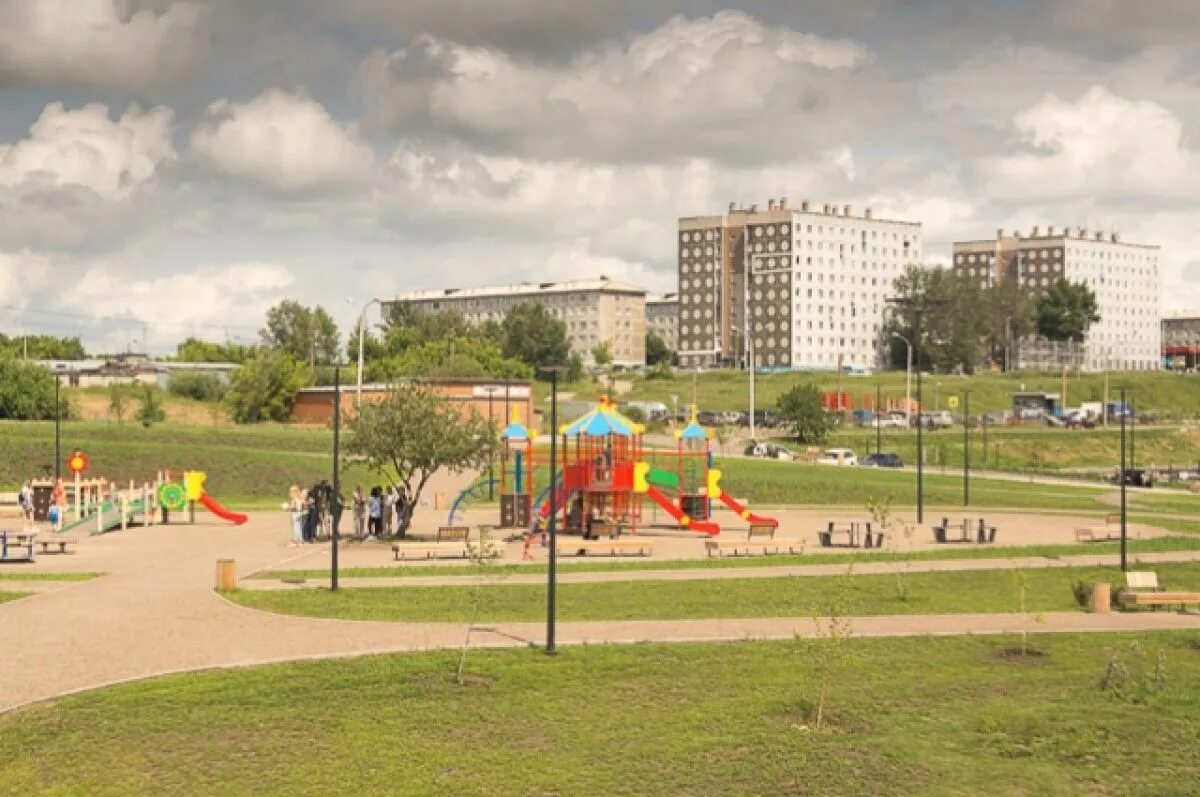 Парк солнечная поляна красноярск фото В красноярском парке Солнечный приступили ко второму этапу строительства АиФ Кра