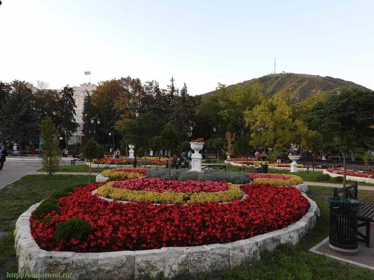 Парк цветник в пятигорске фото Пятигорск цветник фото YugNash.ru