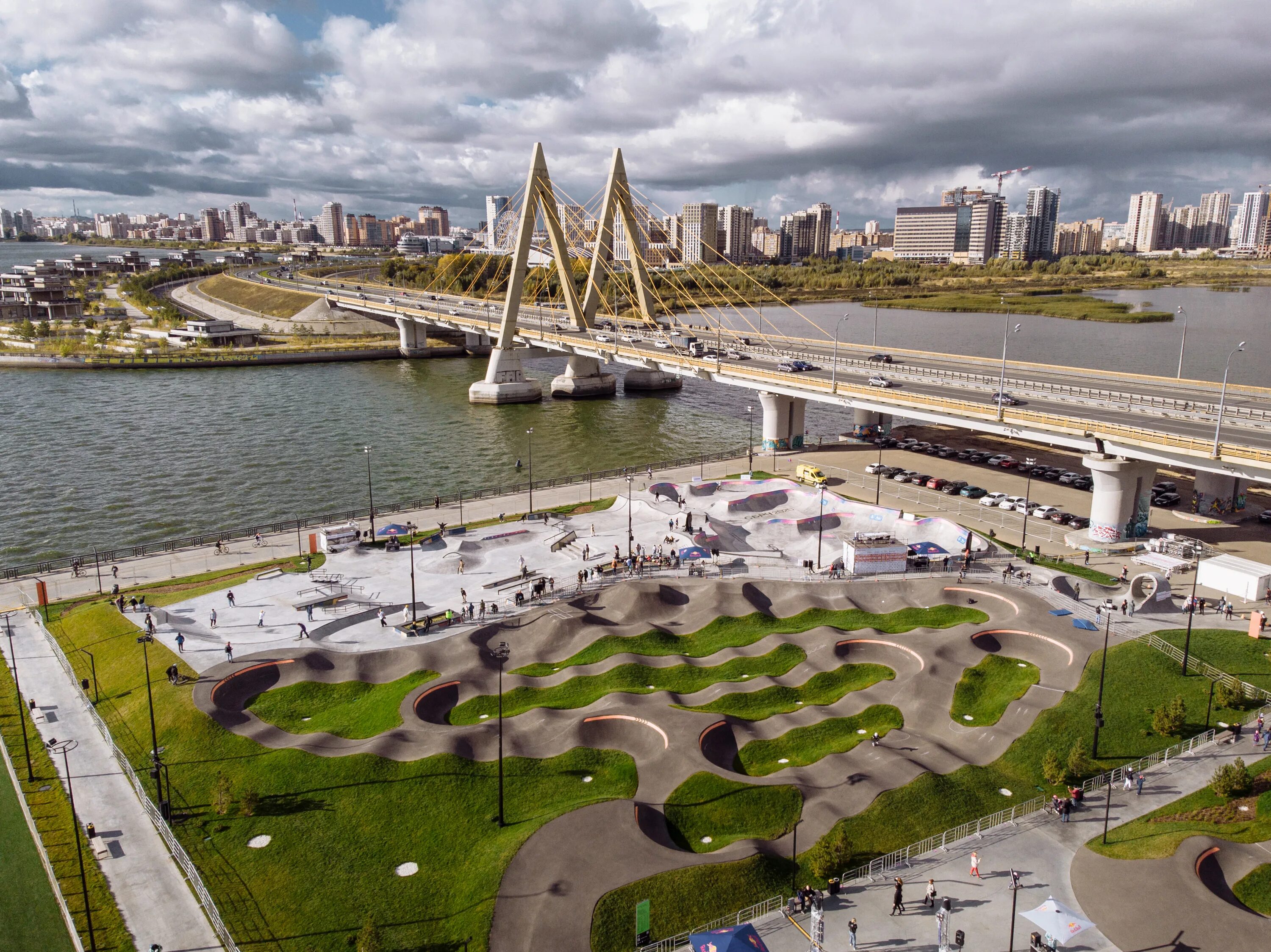 Парк урман казань фото Photo: Uram Extreme Park, sports center, City of Kazan, Kremlevskaya Embankment,
