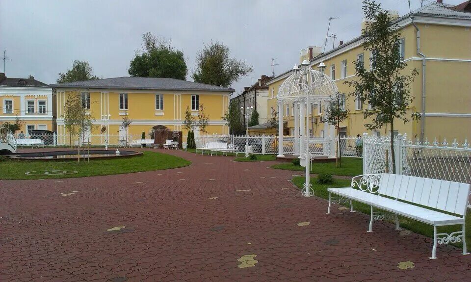 Парк усадьбы яновских калуга фото Estate of Yanovskys, landmark, attraction, Russia, Kaluga, Voskresenskaya ulitsa