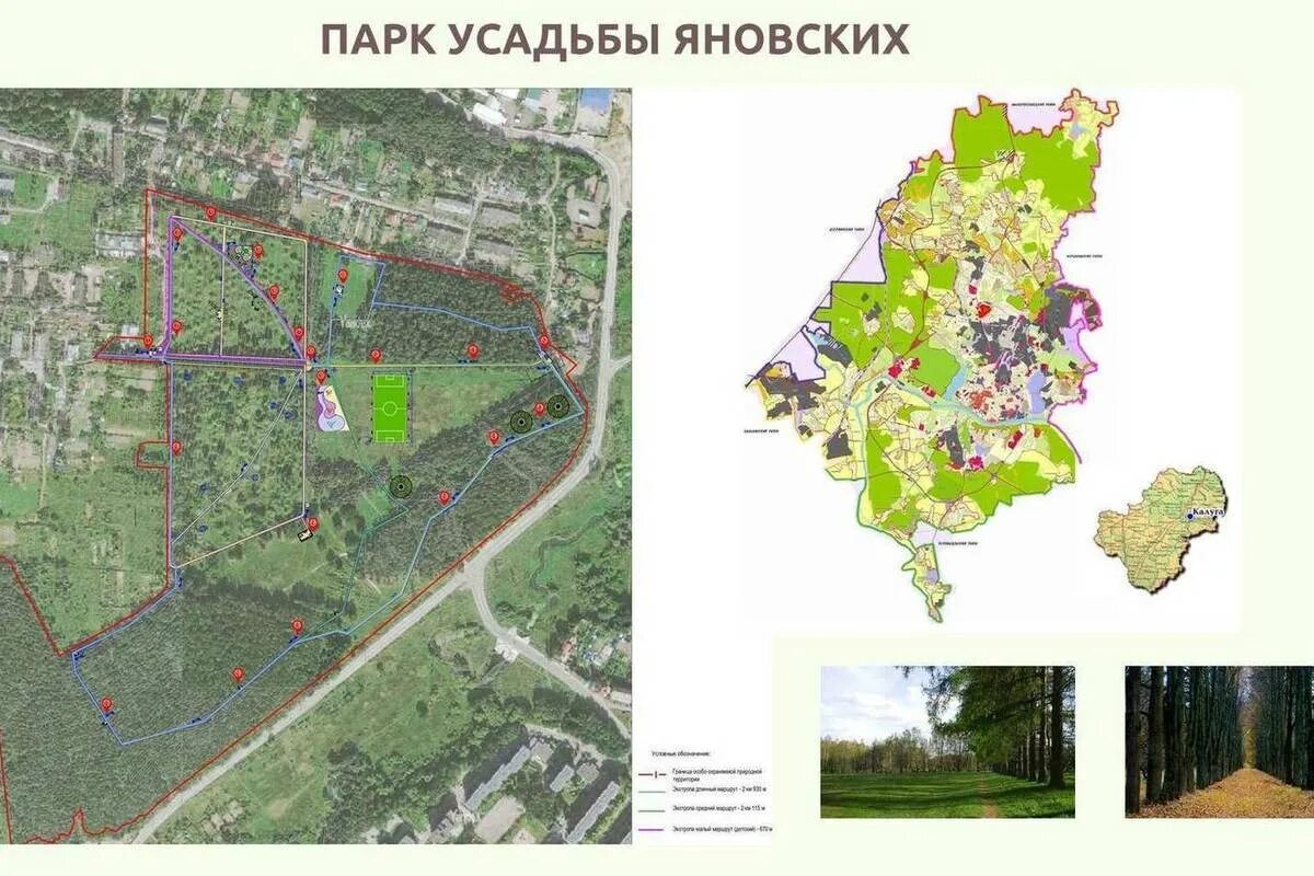 Парк усадьбы яновских калуга фото В Комсомольской роще и усадьбе Яновских Калуги обустроят экотропы - МК Калуга