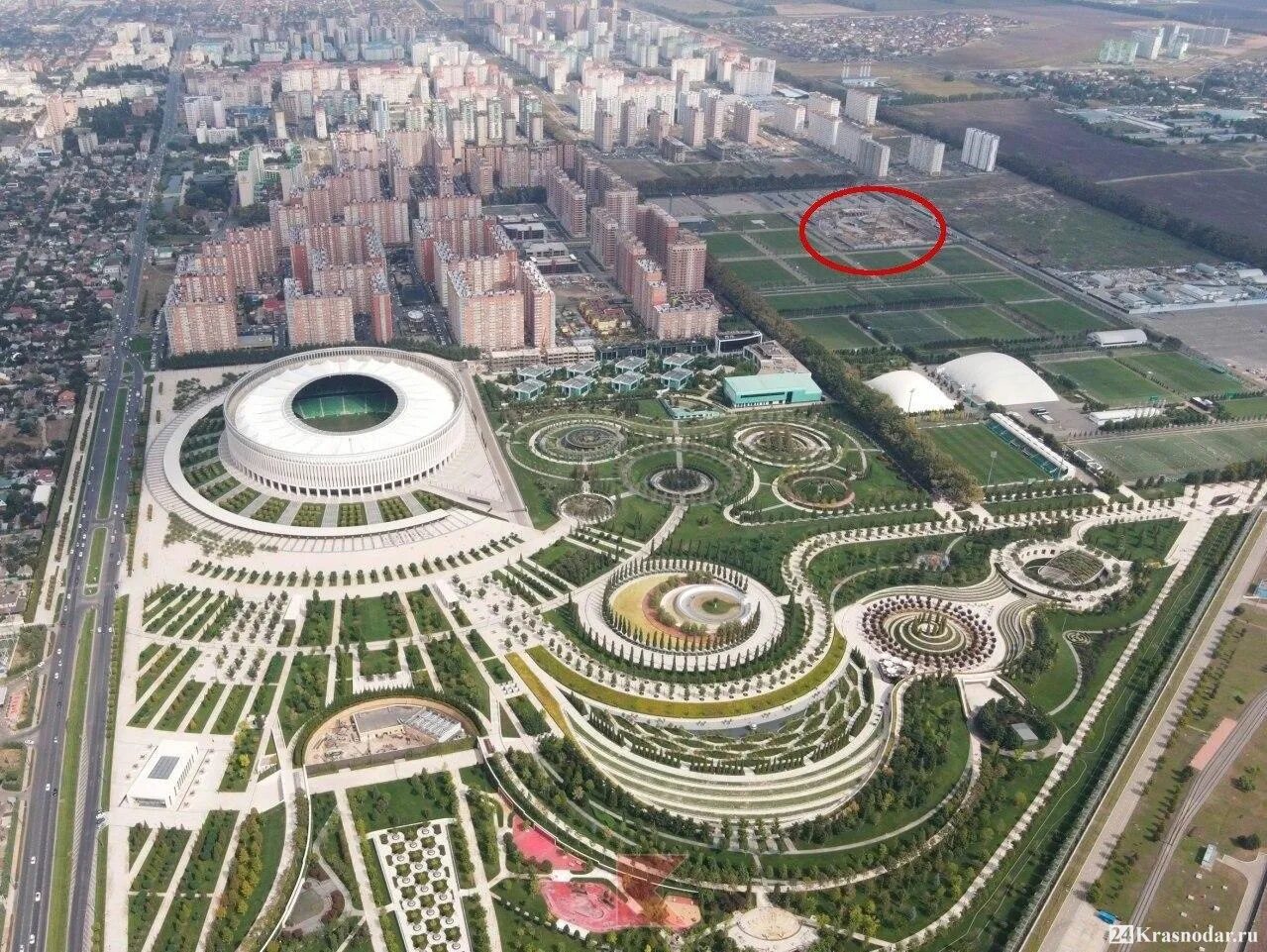 Парк в краснодаре фото 2023 Что строит Галицкий 2020 - 24krasnodar.ru