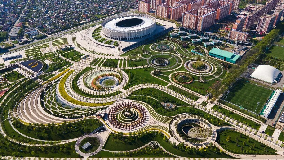 Парк в краснодаре фото 2023 10 причин для переезда в Краснодар Строительная компания БАУИНВЕСТ Дзен