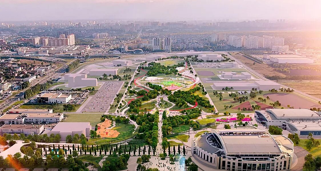 Парк в краснодаре фото 2023 Парк достижений" создадут в Краснодаре благодаря нацпроекту Национальные проекты