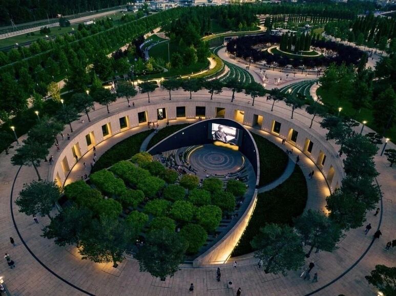 Парк в краснодаре галицкий фото летом 2024 Программа концерта группы Pizza в амфитеатре парка Галицкого - Я Покупаю