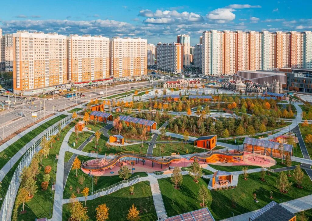 Парк в некрасовке у метро фото Парк в составе ТПУ Некрасовка станет новым комфортным общественным пространством