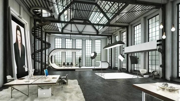 Парк в стиле лофт New York Loft #1 Photography studio spaces, Photography studio design, New york 