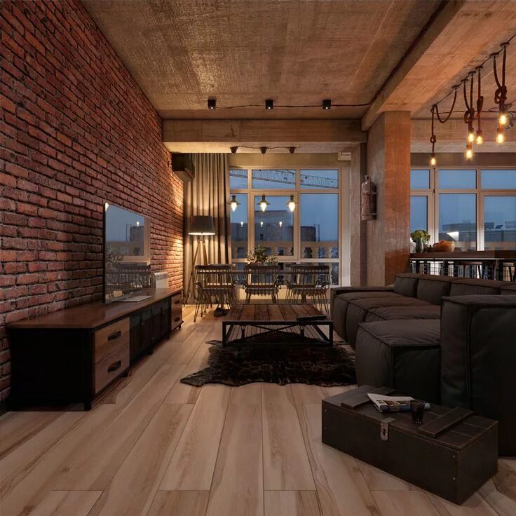 Парк в стиле лофт Pin by ::foreverleskyy:: on My Home Loft design, Loft interiors, Dream home desi