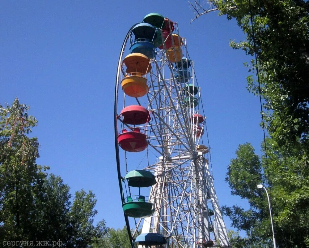 Парк волжский фото Колесо обозрения, amusement ride, Volgograd Region, Volzhsky, park kultury i otd