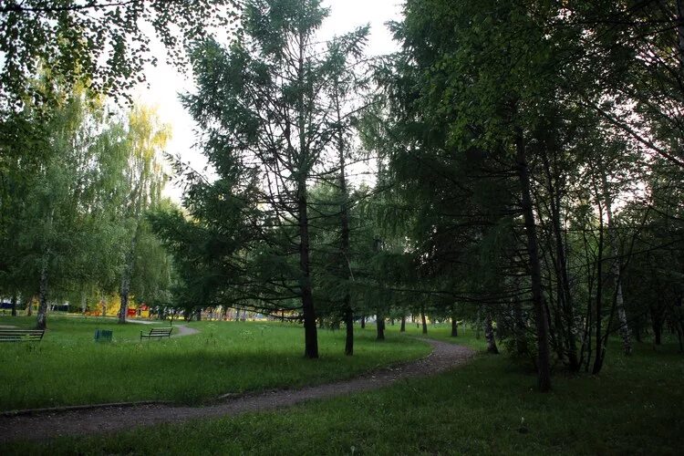 Парк юбилейный кстово фото Парк Юбилейный в Кстове - Парк на высоком берегу Волги в Кстове