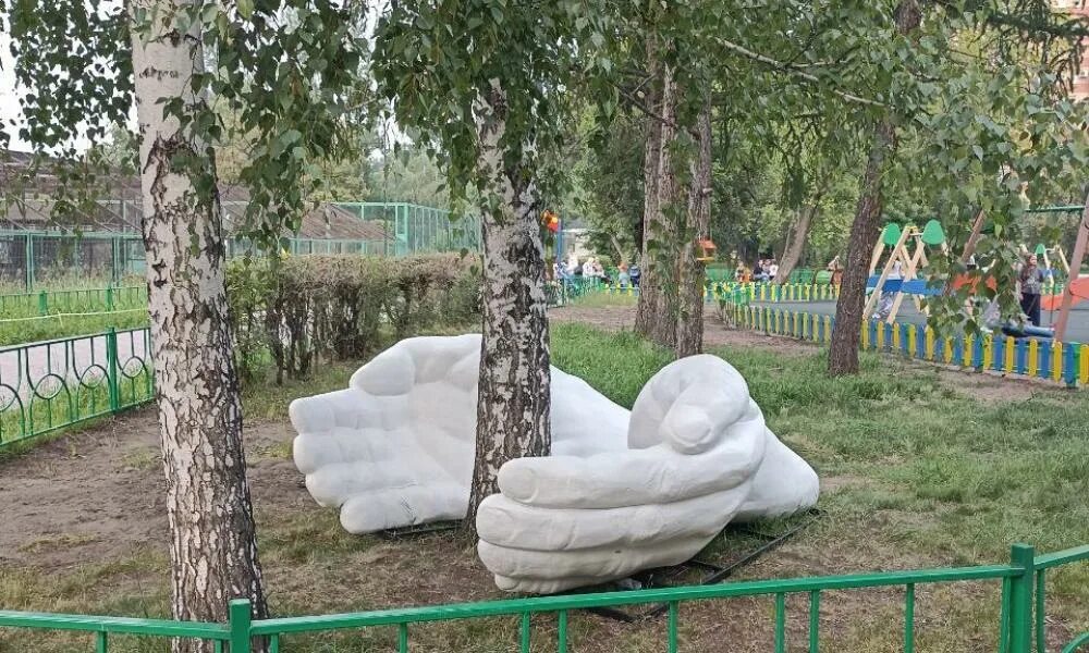 Парк юннатов омск парк юннатов фото Композиция "Человек-природа" переехала с "Флоры" в Сад юннатов 12 канал