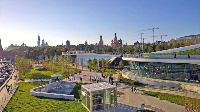Парк зарядье осенью фото Куда сходить в Москве в сентябре 2021 " РЕЙТИНГ+ОБЗОР мест где отдохнуть и что п