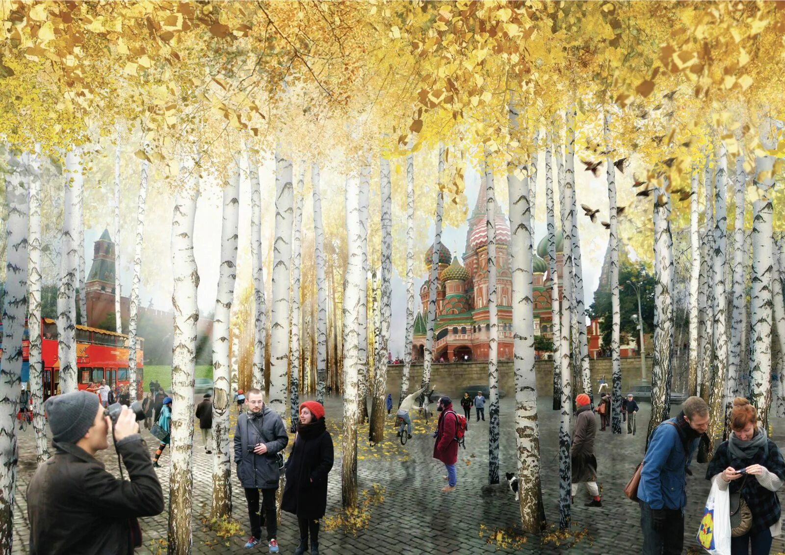 Парк зарядье осенью фото Рельеф парка "Зарядье" сформирован полностью - Комплекс градостроительной полити