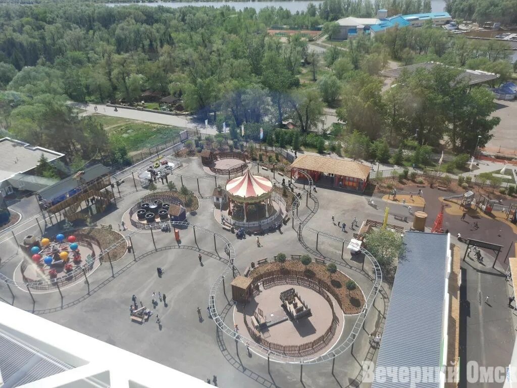 Парк зеленый остров омск фото Because of new park on the Green island it was necessary to change an operating 
