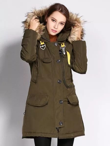 Парка женская зимняя фото Buy womens parka with fur hood cheap online