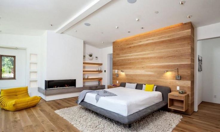 Паркет на стене в интерьере фото Home Epiphany Modern bedroom design, Modern bedroom, Bedroom design trends