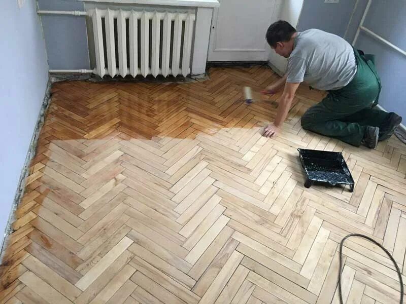 Паркет своими руками в домашних условиях Как обновить старый паркет. (Шлифовальная ленточная (циклевочная) машина) Обзоры