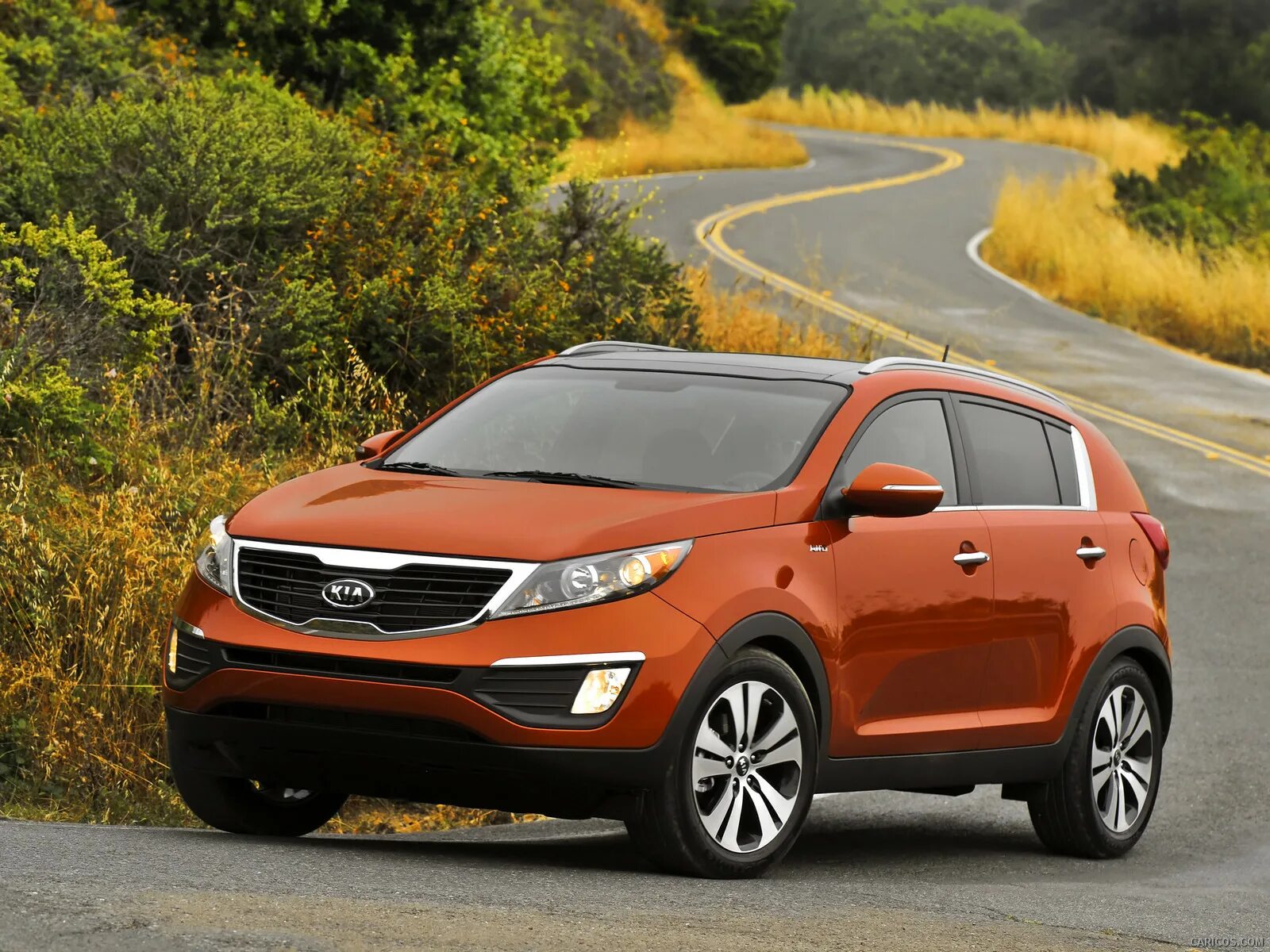 Паркетники киа фото Kia Sportage 2012MY Front