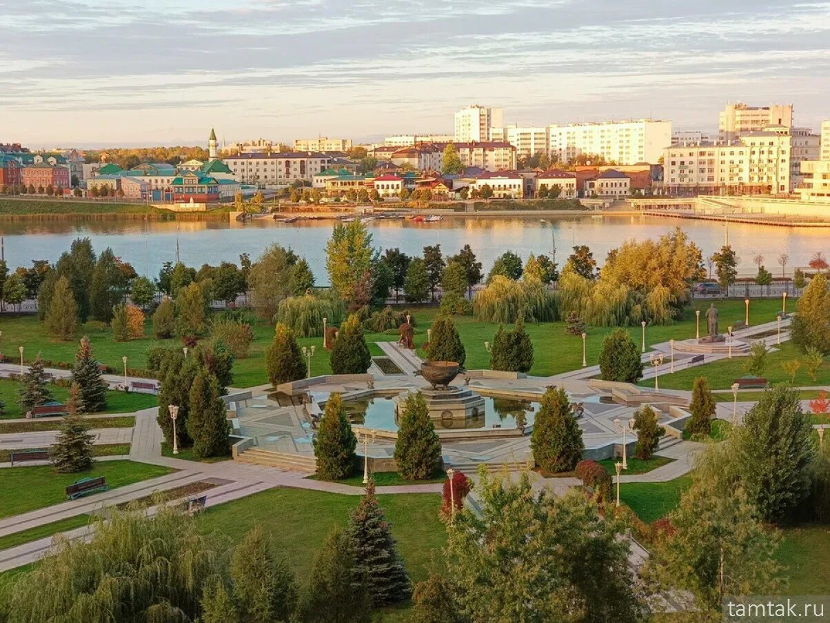 Парки казани фото Парк тысячелетия фото YugNash.ru