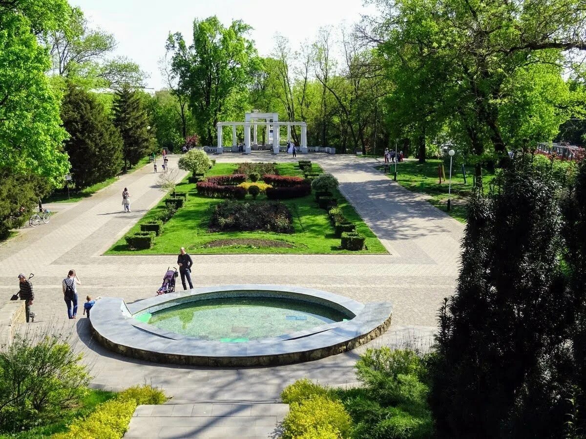 Парки краснодара список с фото Красивый парк в краснодаре